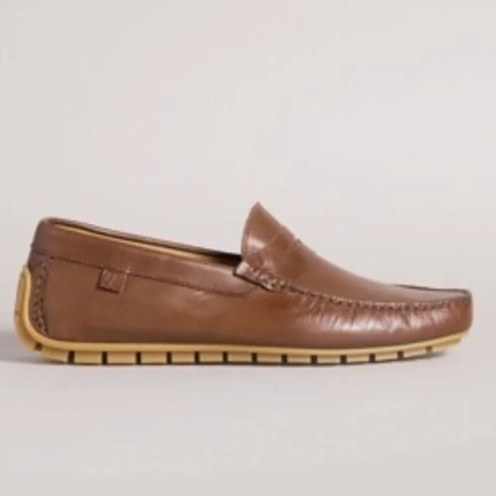 Ted Baker Alerrt Driving Loafer Shoe in Brown Chocolate 44